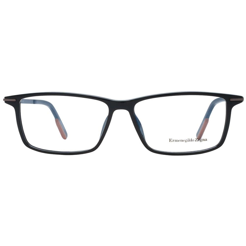 Ermenegildo Zegna Black Plastic Glasses (Frames) - Image 2