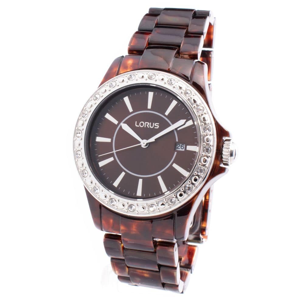 Lorus Brown Polyethylene Dress Watch