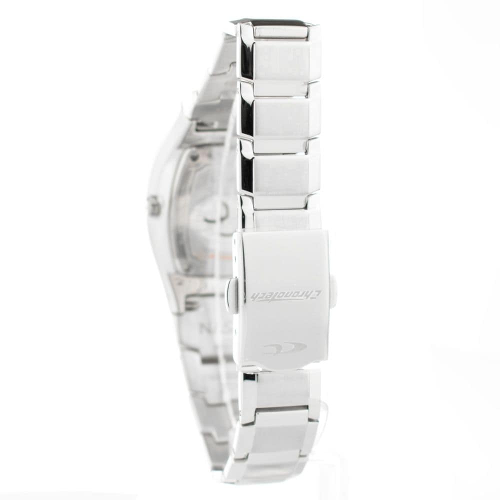 Chronotech Silver Stainless Steel Dress Watch - Image 2