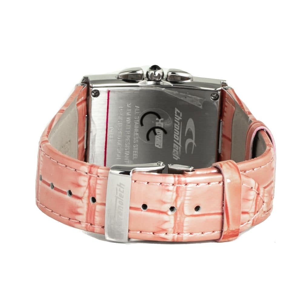 Chronotech Multicolor Leather Dress Watch - Image 2