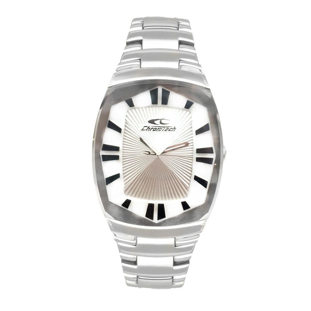 Chronotech Silver Stainless Steel Dress Watch