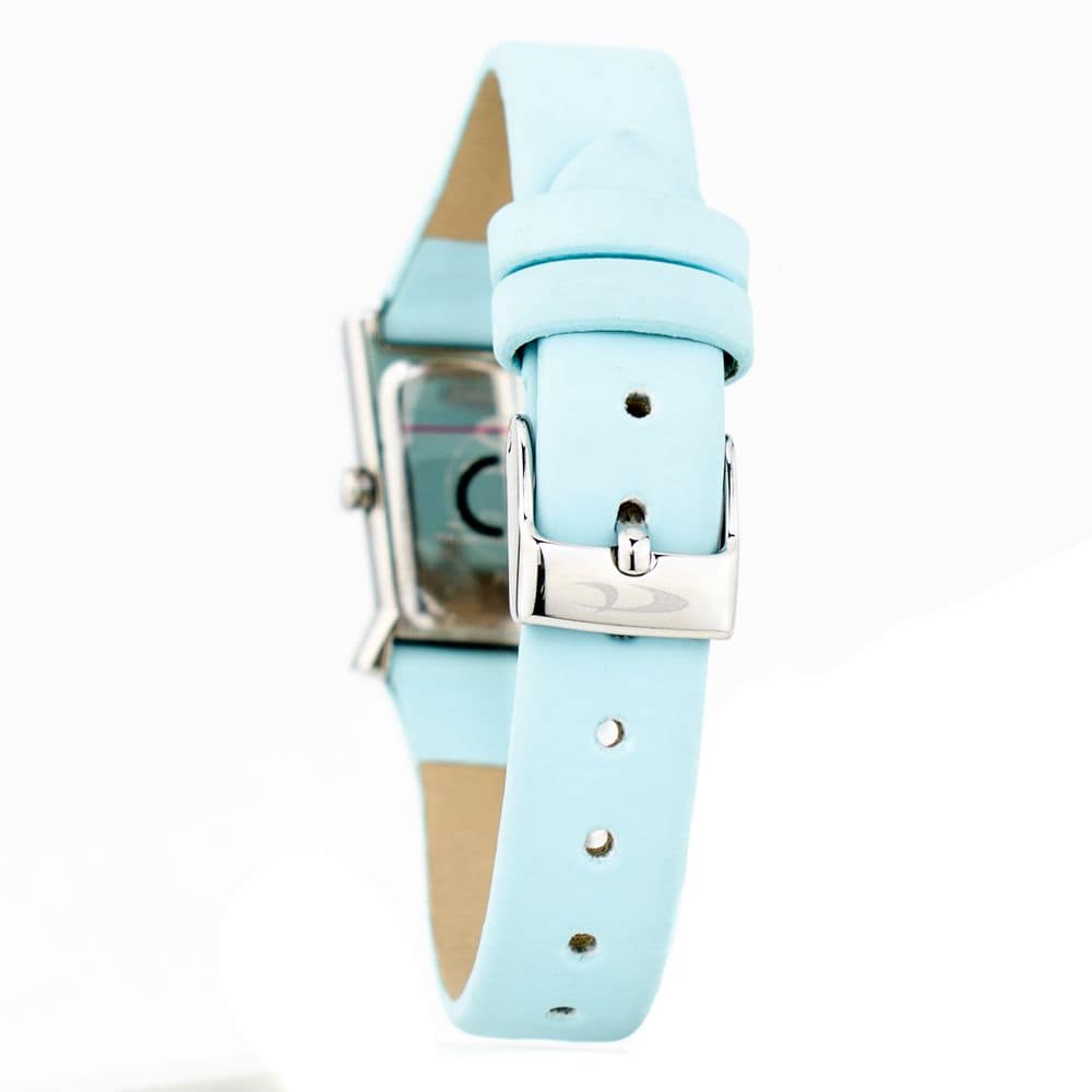 Chronotech Blue Leather Dress Watch - Image 2