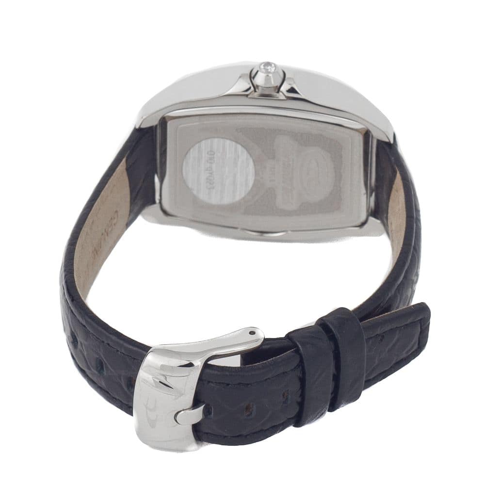 Chronotech Black Leather Dress Watch - Image 2