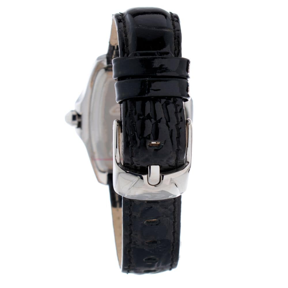 Chronotech Black Leather Dress Watch - Image 2