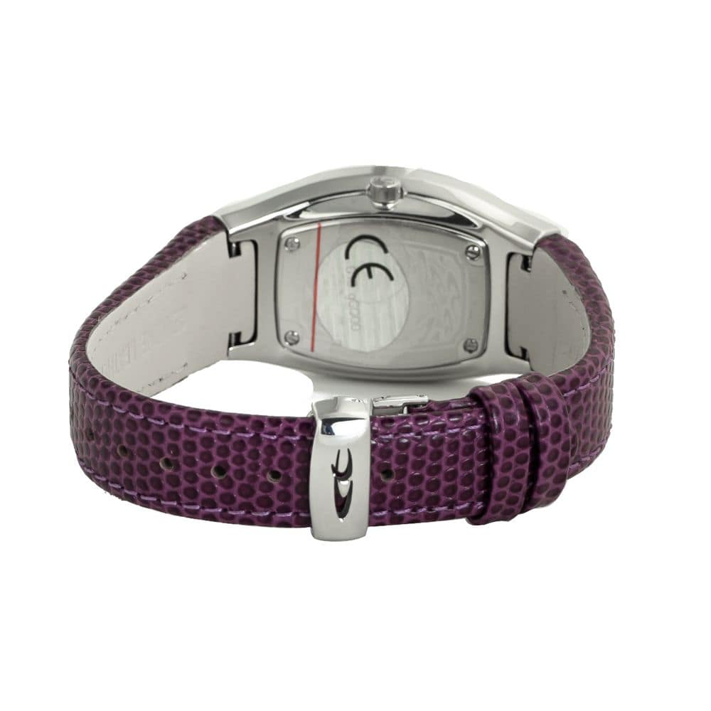 Chronotech Purple Leather Dress Watch - Image 2