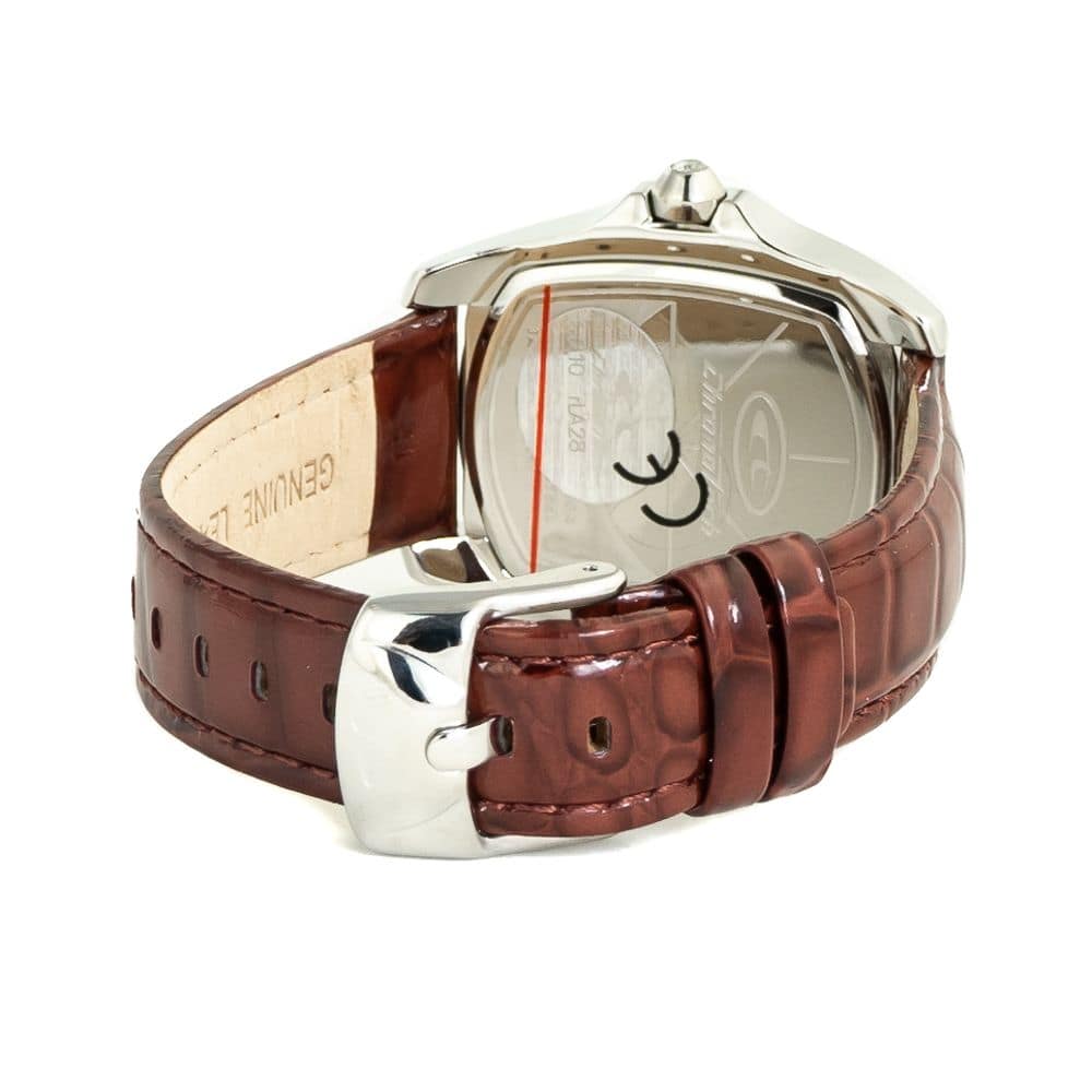 Chronotech Brown Leather Dress Watch - Image 2