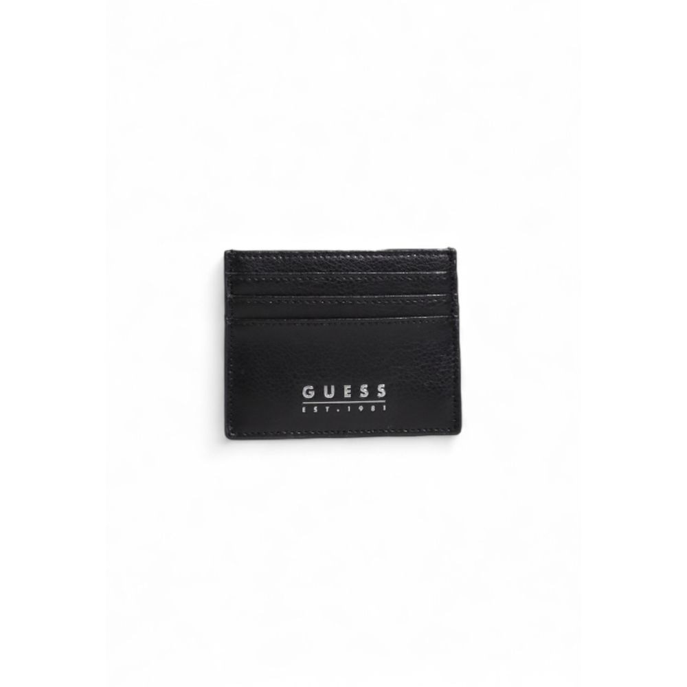 Guess Black Leather Cardholder