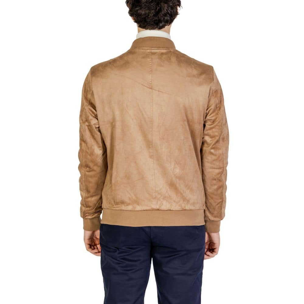Gianni Lupo Beige Polyester Bomber - Image 2