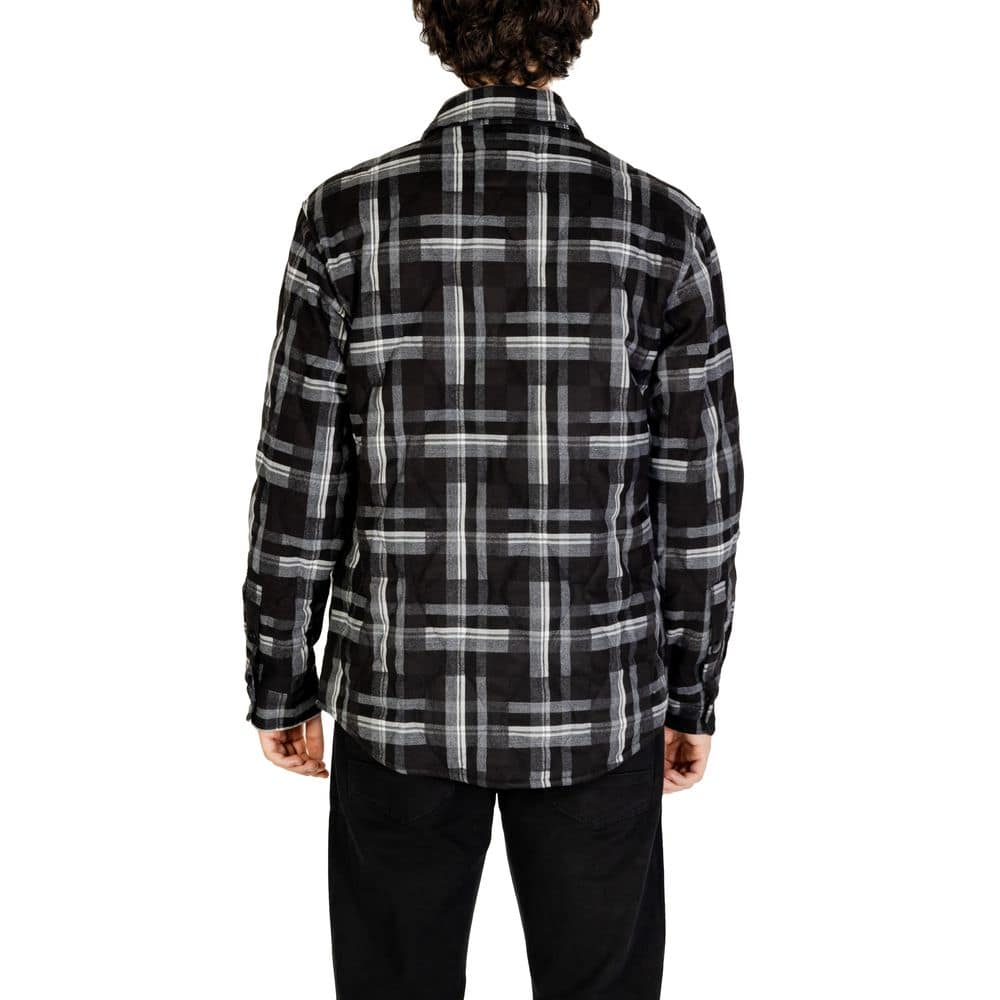 Gianni Lupo Black Polyester Coat - Image 3