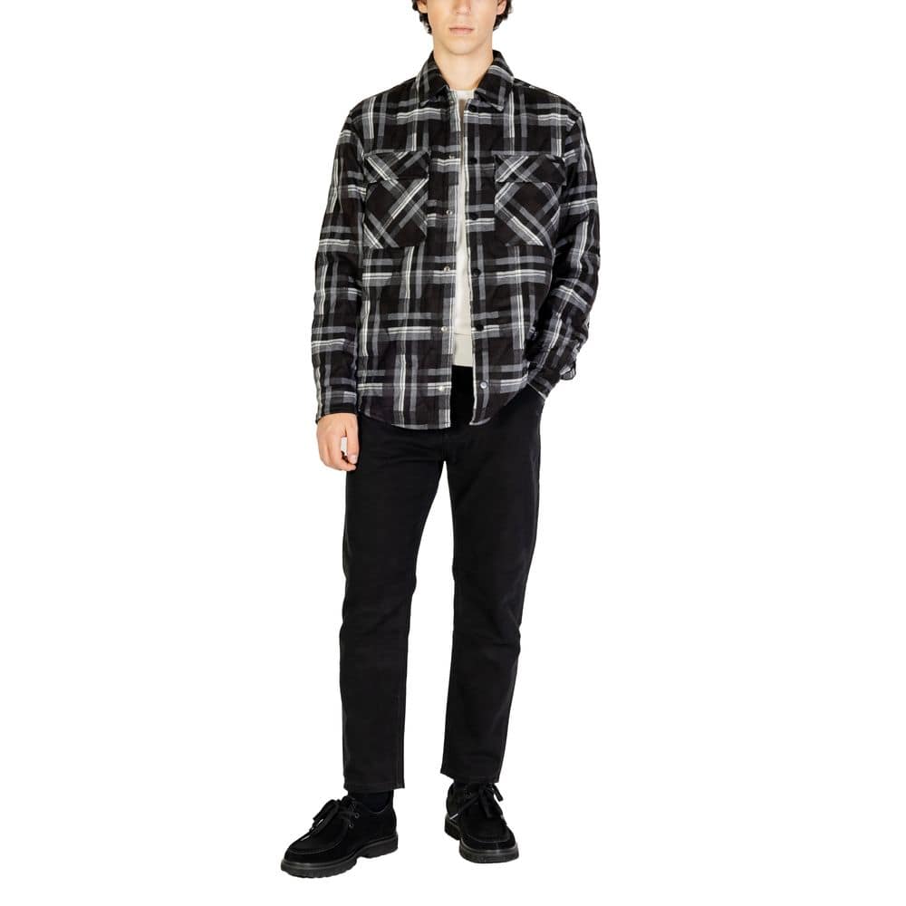 Gianni Lupo Black Polyester Coat - Image 5