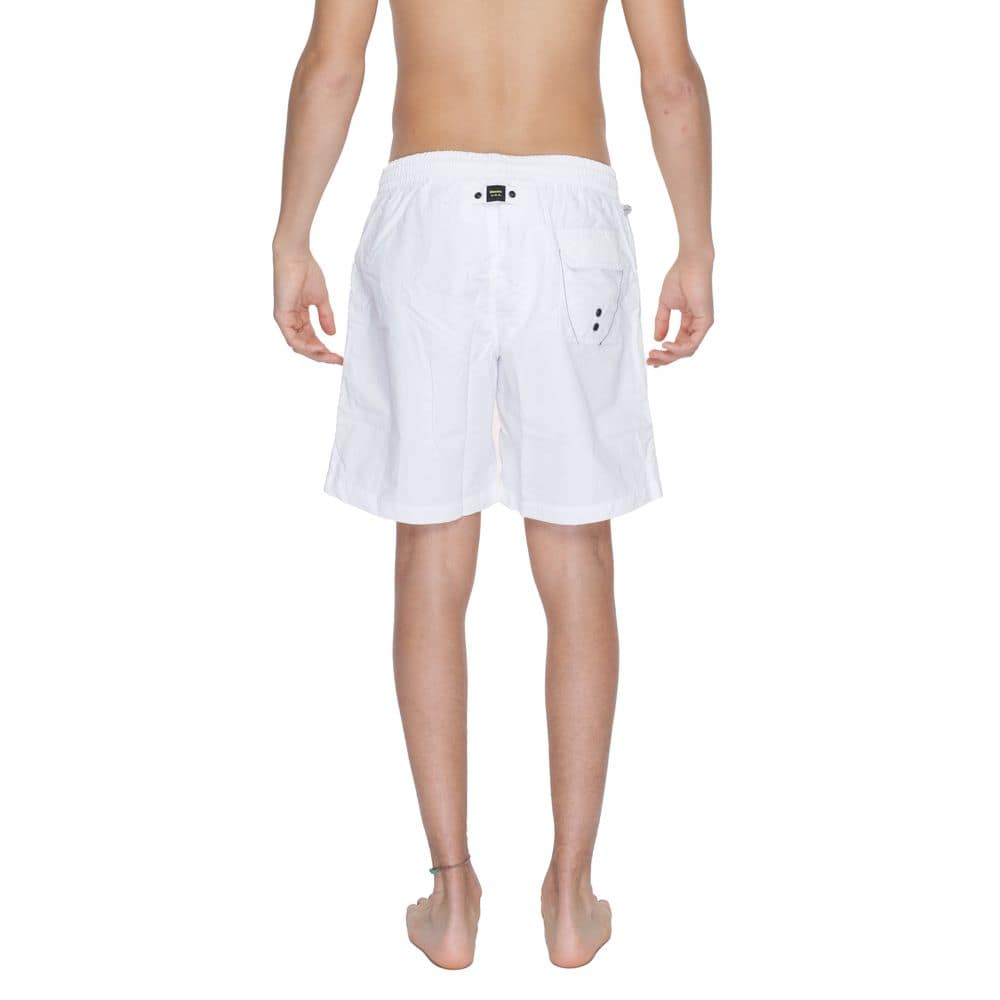 Blauer White Polyamide Swim Shorts - Image 2