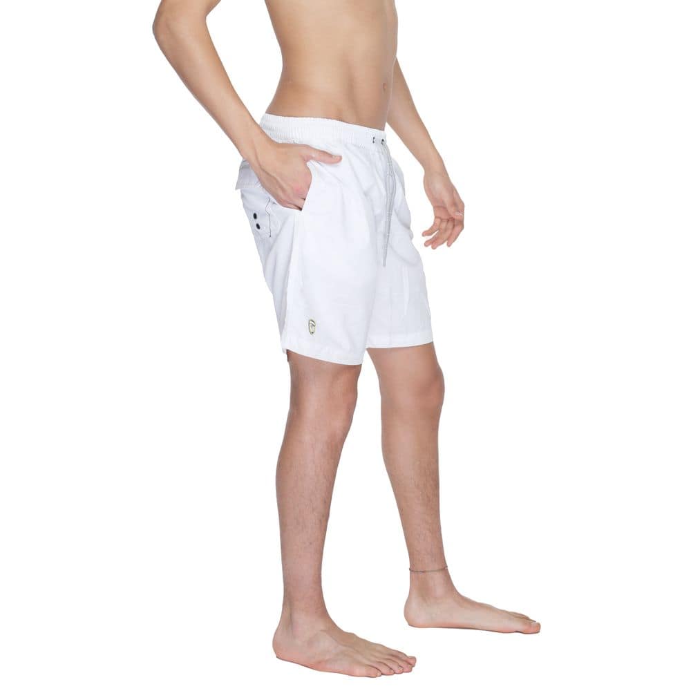 Blauer White Polyamide Swim Shorts - Image 4