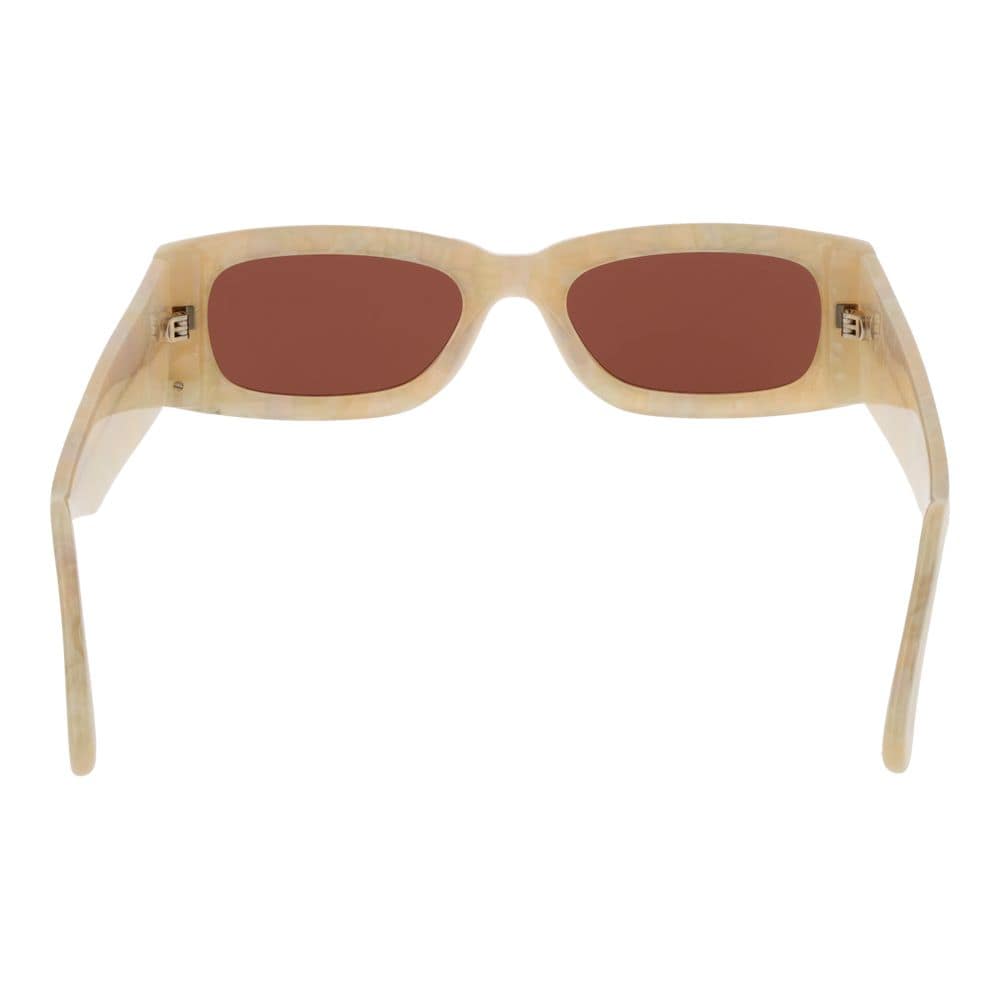 GCDS Beige Plastic Sunglasses - Image 3