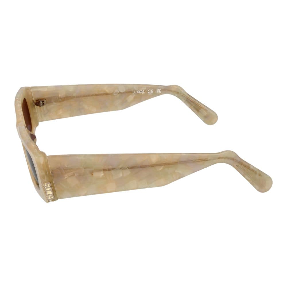 GCDS Beige Plastic Sunglasses - Image 4
