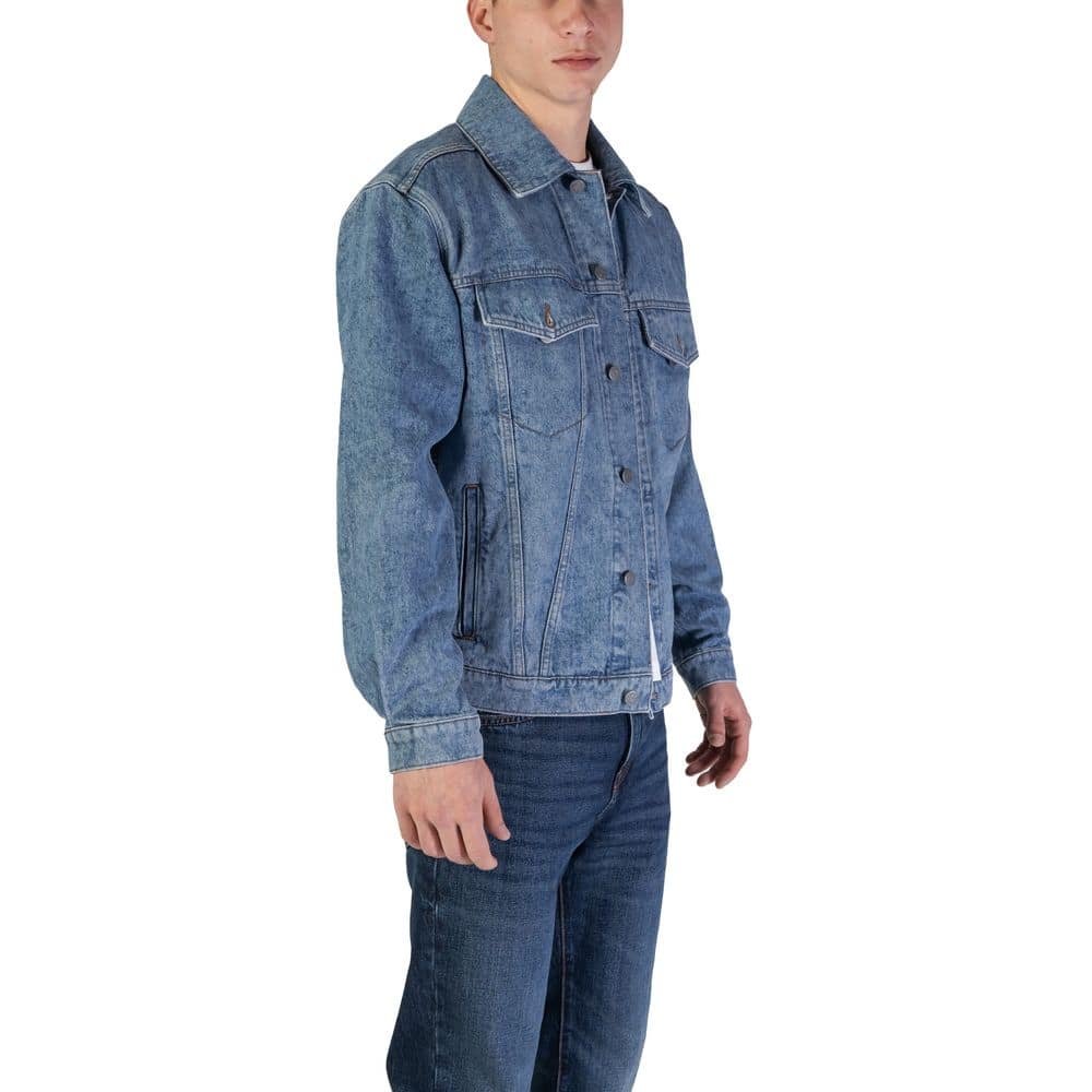 Hugo Boss Light Blue Cotton Denim Jacket - Image 3