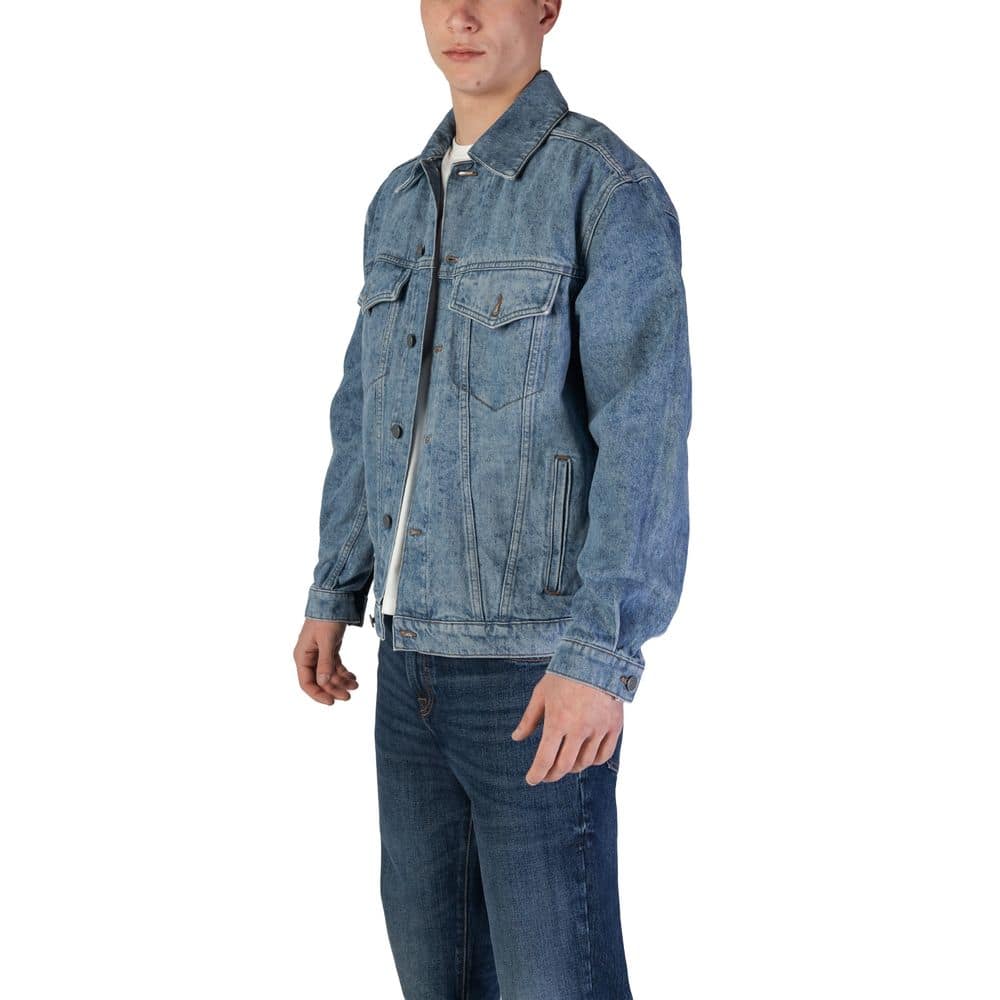 Hugo Boss Light Blue Cotton Denim Jacket - Image 4
