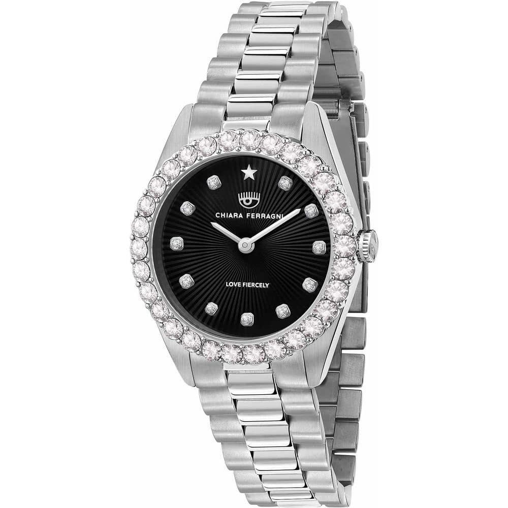 Chiara Ferragni Silver Stainless Steel Dress Watch