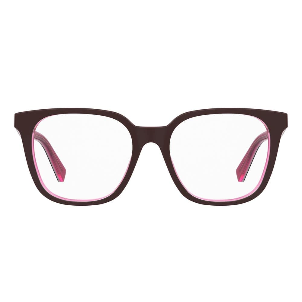 Love Moschino Burgundy Acetate Glasses (Frames) - Image 2