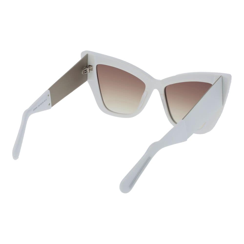 GCDS White Acetate Sunglasses - Image 3