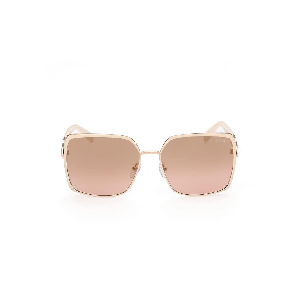 Emilio Pucci White Metal Sunglasses - Image 2