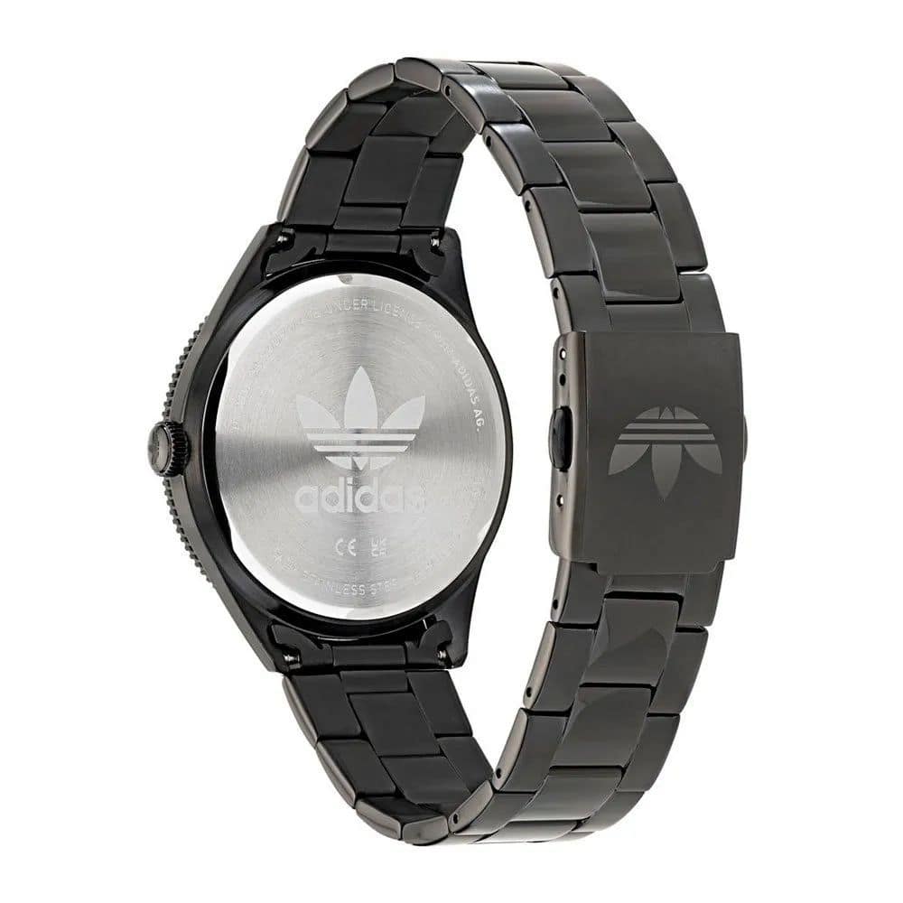 Adidas Black Stainless Steel Dress Watch - Image 2