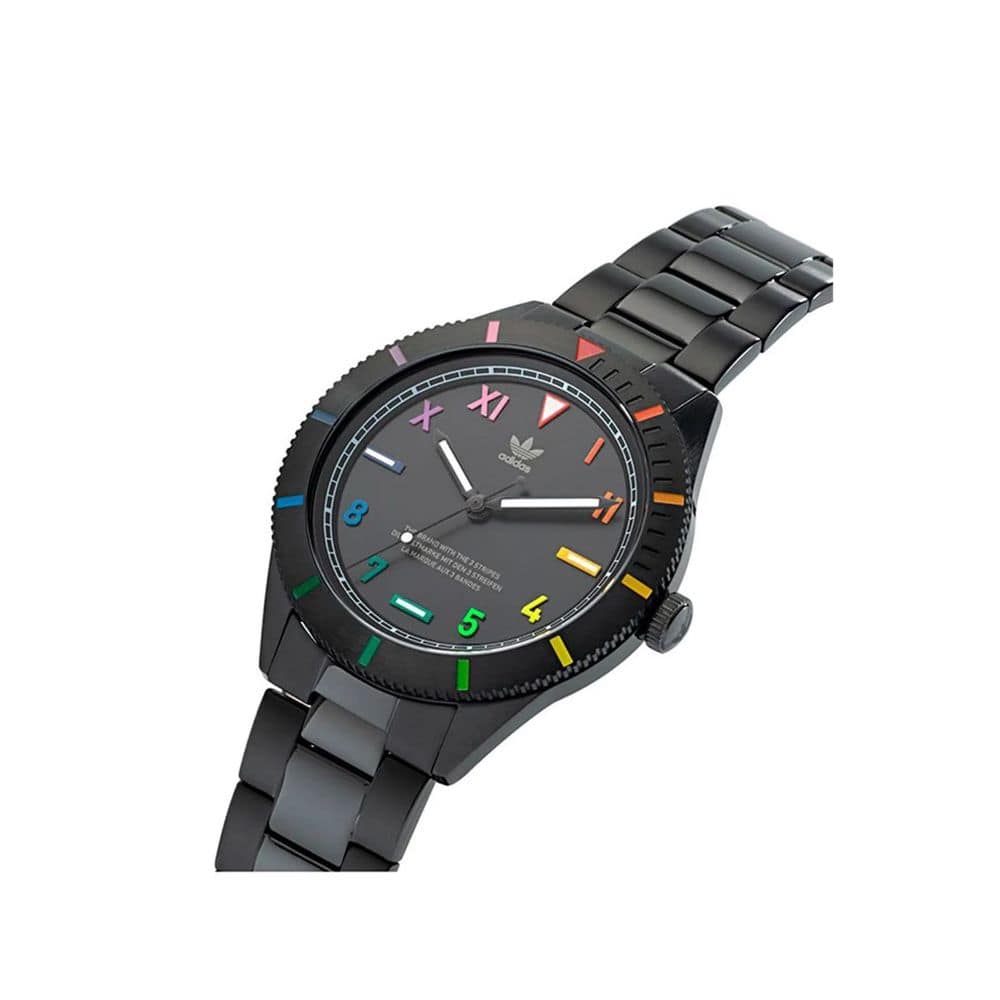 Adidas Black Stainless Steel Dress Watch - Image 3