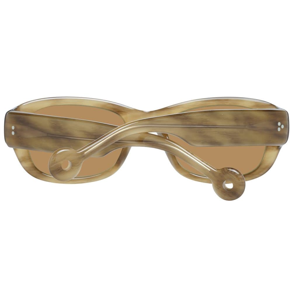 Hally&Son Brown Plastic Sunglasses - Image 3