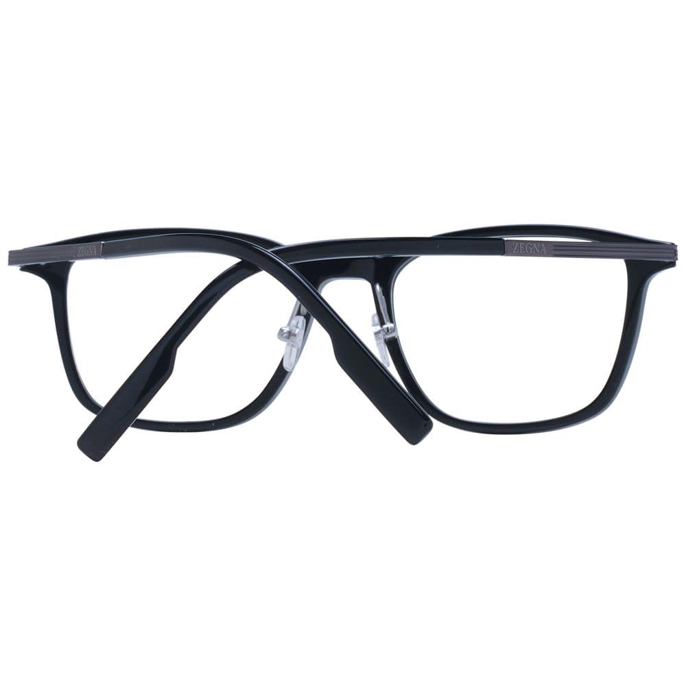 Ermenegildo Zegna Black Plastic & Titanium Glasses (Frames) - Image 3