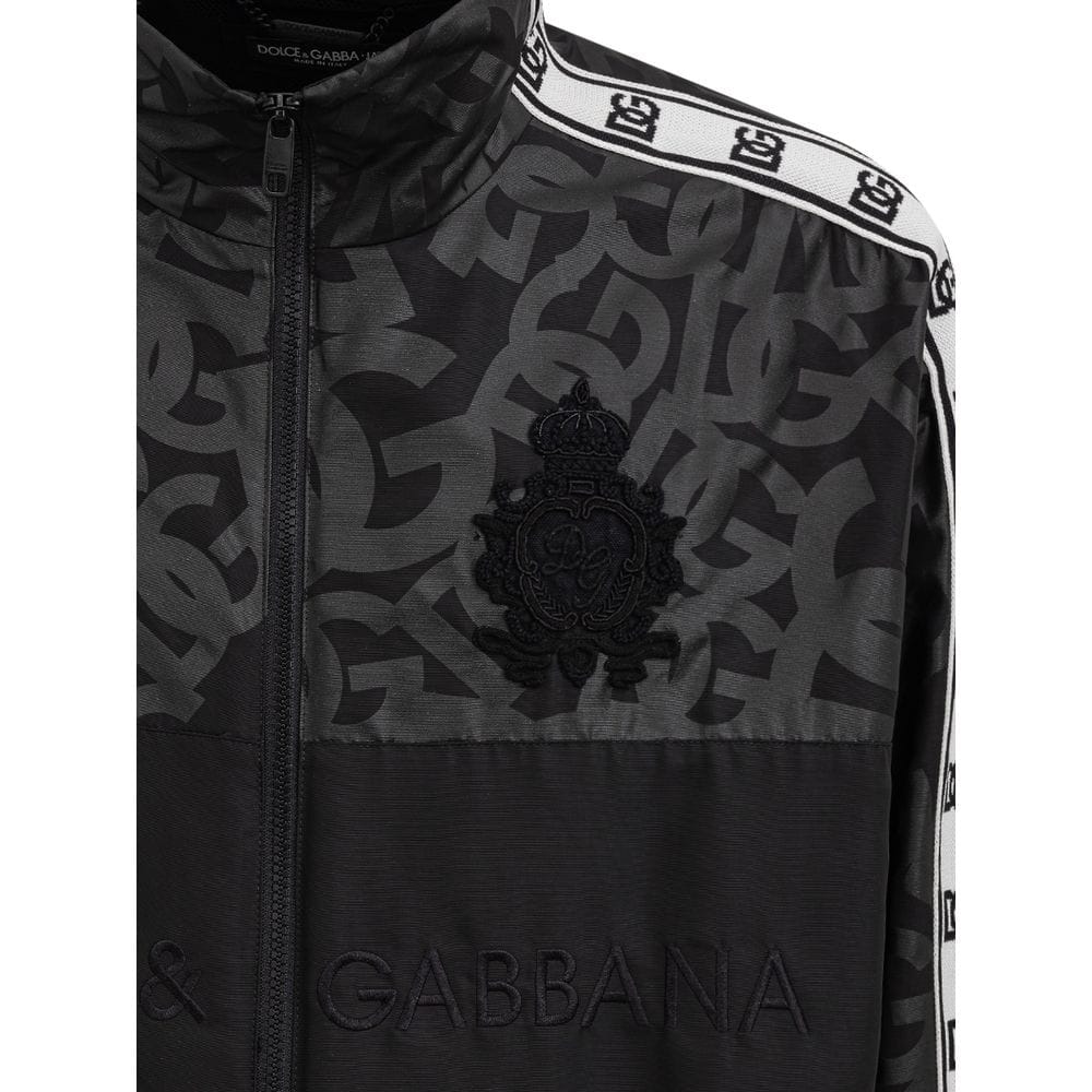 Dolce & Gabbana Black Polyester Shell Jacket - Image 3