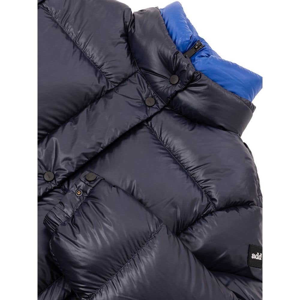 Add Blue Polyamide Full-Length Jacket - Image 4