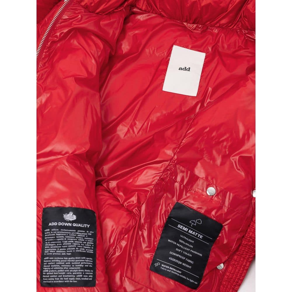 Add Red Polyamide Full-Length Jacket - Image 5
