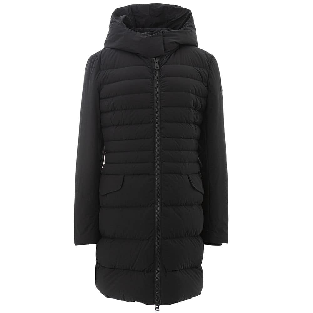 Peuterey Black Polyamide Full-Length Jacket