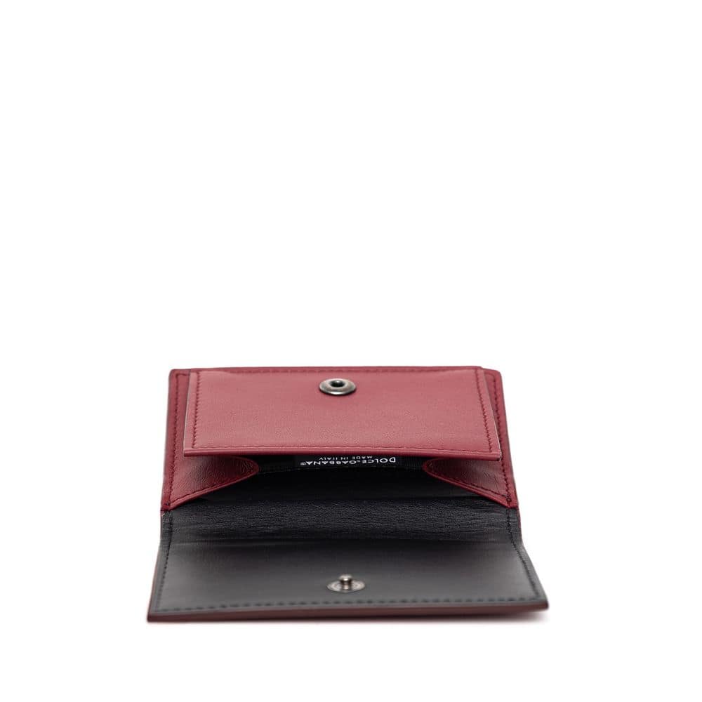 Dolce & Gabbana Red Calfskin Wallet - Image 4
