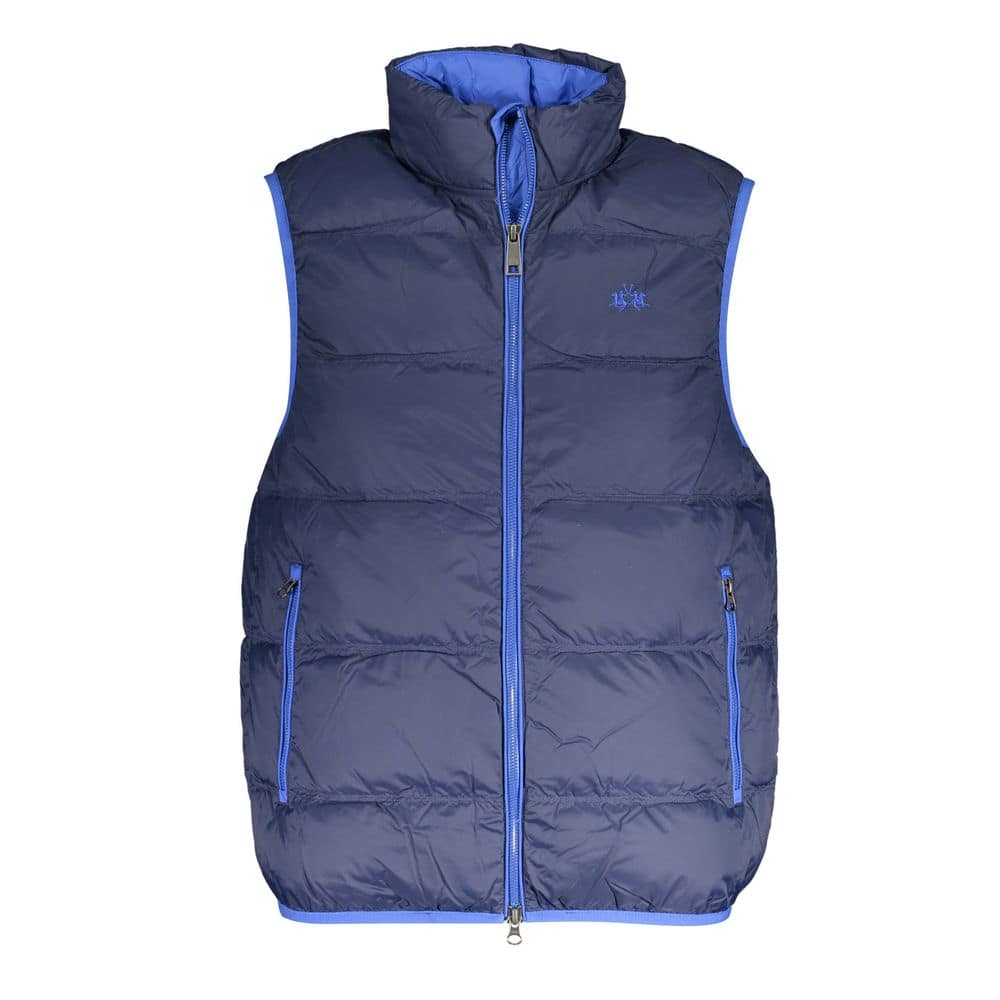 La Martina Blu Polyamide Men's Vest