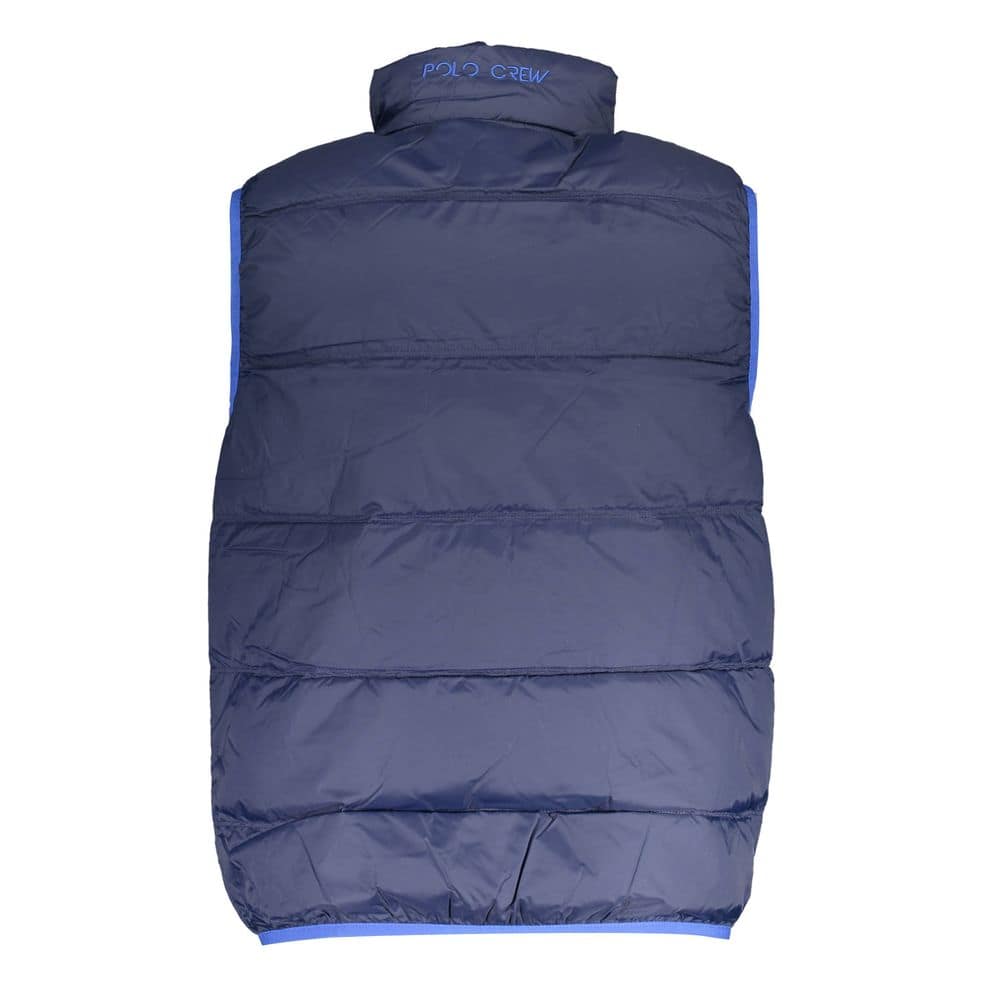 La Martina Blu Polyamide Men's Vest - Image 2