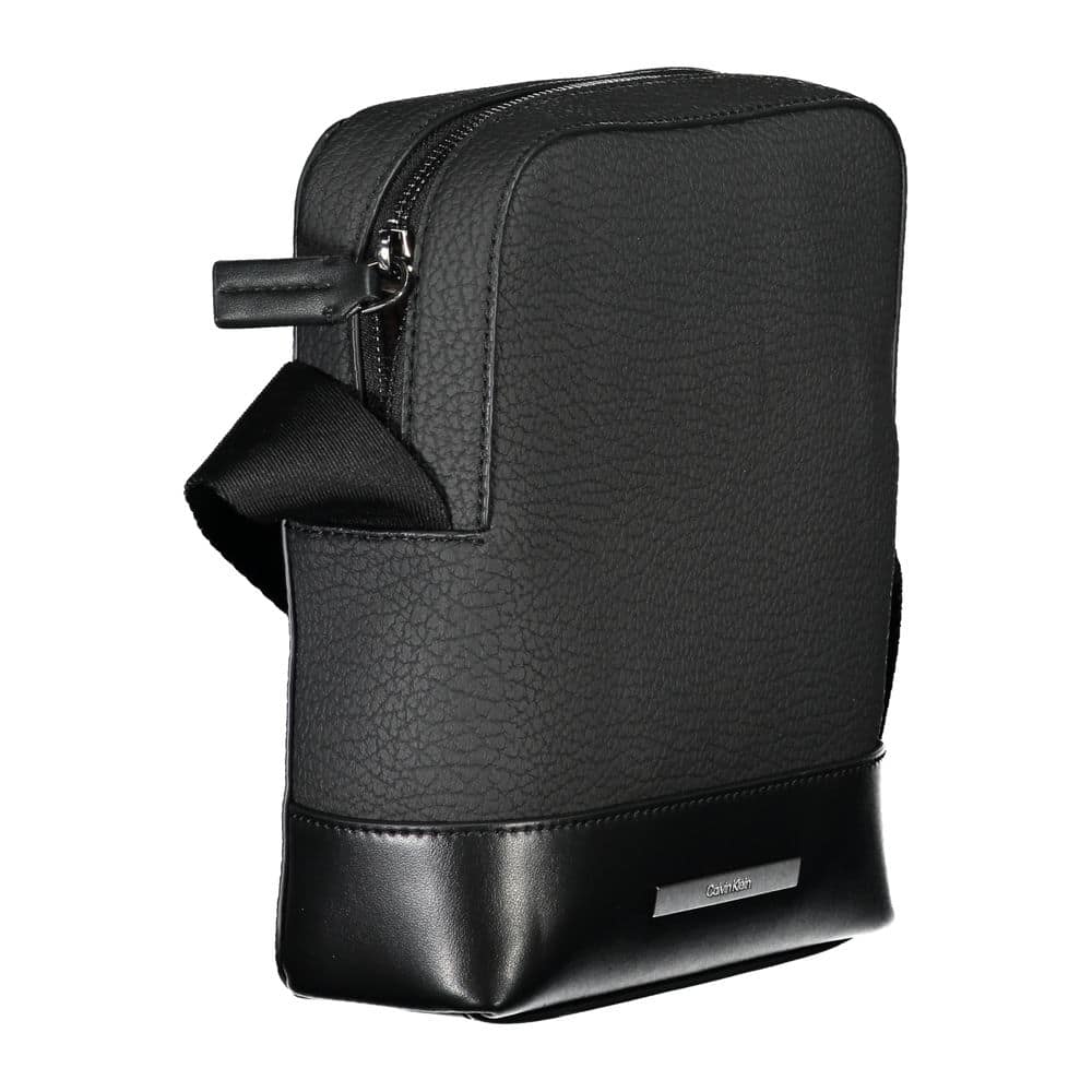 Calvin Klein Sleek Black Shoulder Bag with Contrasting Details - Image 3