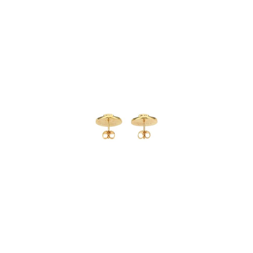 Versace Gold Metal Earrings - Image 2