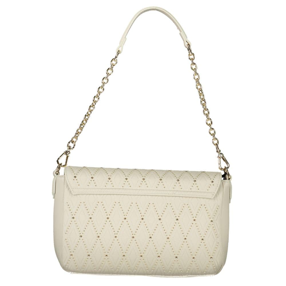 Mario Valentino White Polyurethane Women's Shoulder Bag - Image 2