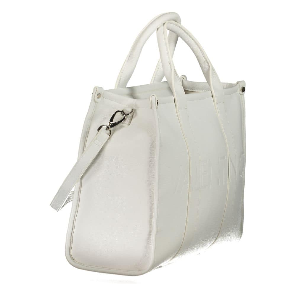 Mario Valentino Bianco Poliuretano Woman Handbag - Image 3