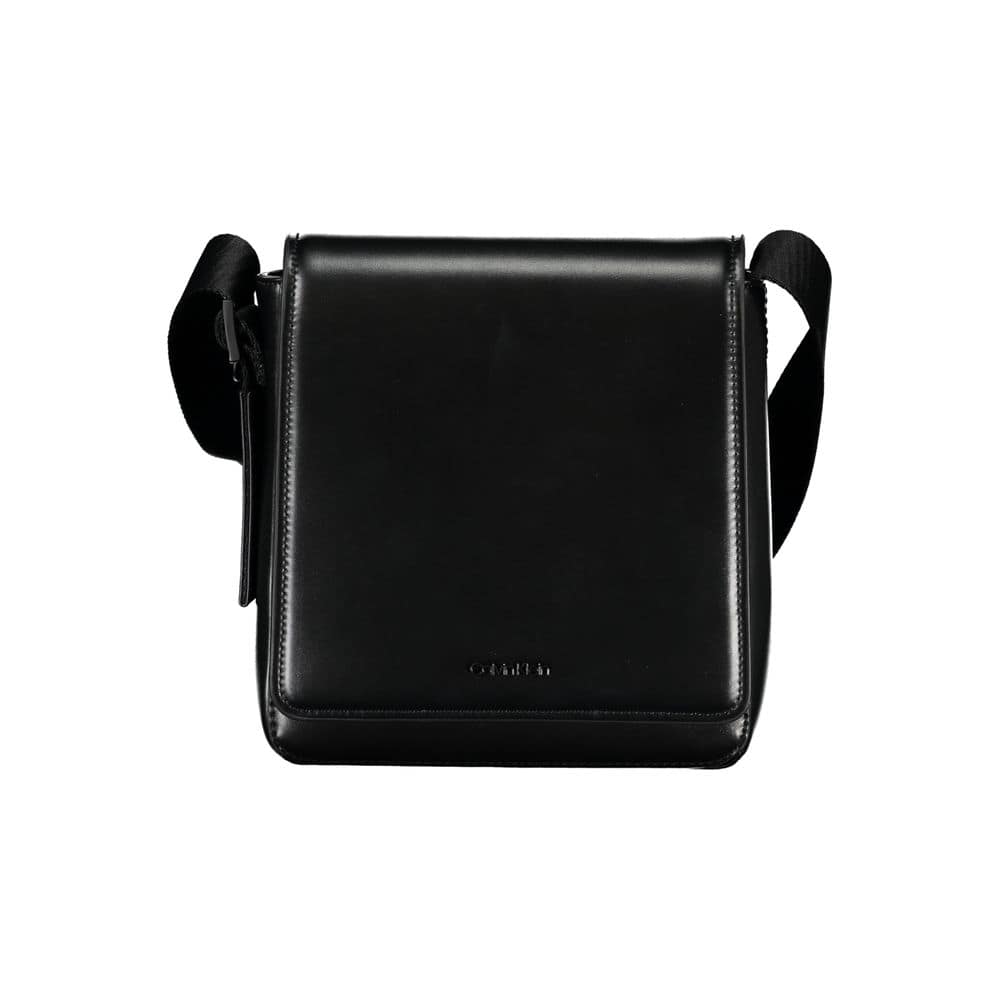 Calvin Klein Black Polyester Men Shoulder Bag