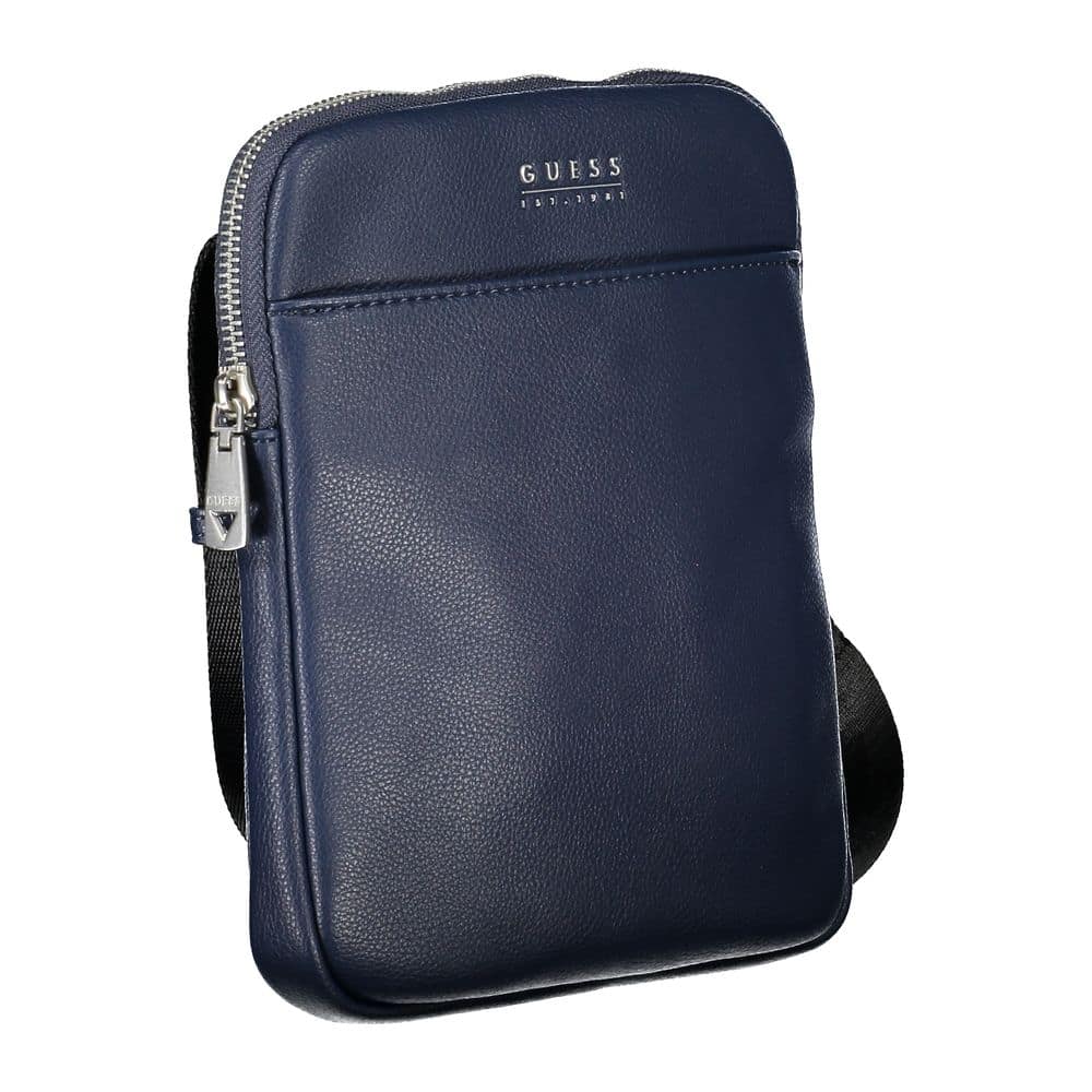 Guess Jeans Blue Polyurethane Men's Shoulder Bag - Image 2