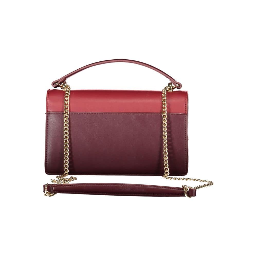 Mario Valentino "Rosso Poliuretano Women Shoulder Bag" - Image 2