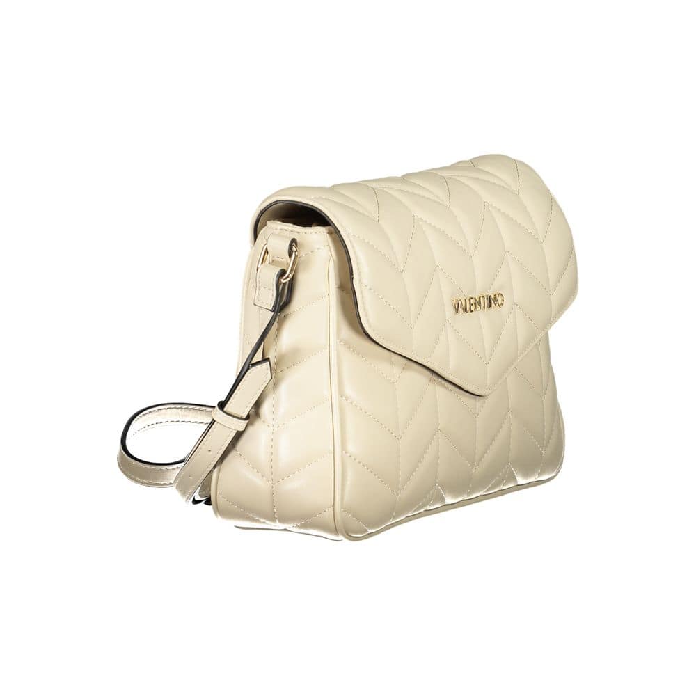 Mario Valentino Beige Polyurethane Women Shoulder Bag - Image 3