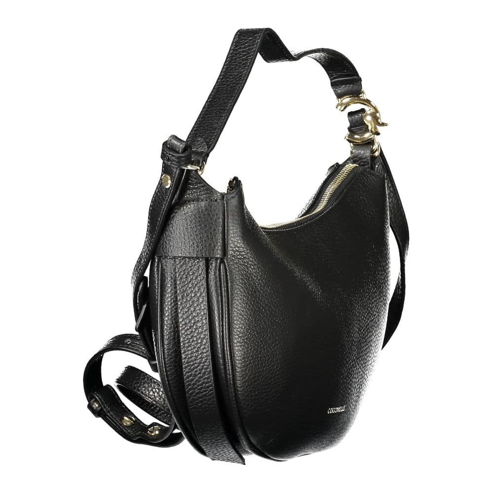 Coccinelle Black Leather Women Shoulder Bag - Image 3