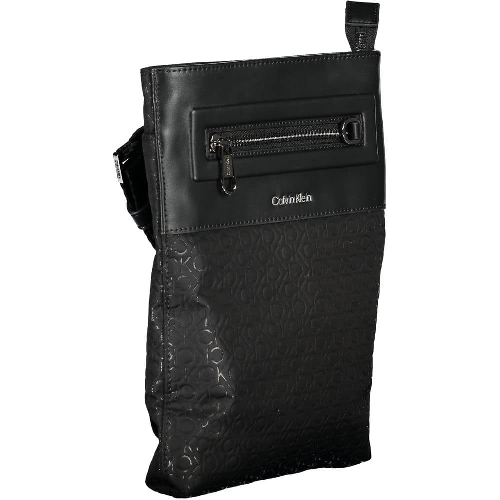 Calvin Klein Black Polyester Men's Shoulder Bag - Image 3