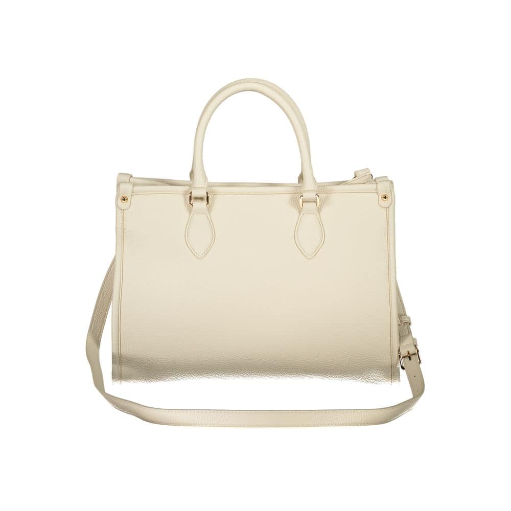 Mario Valentino Beige Polyurethane Women Handbag - Image 2