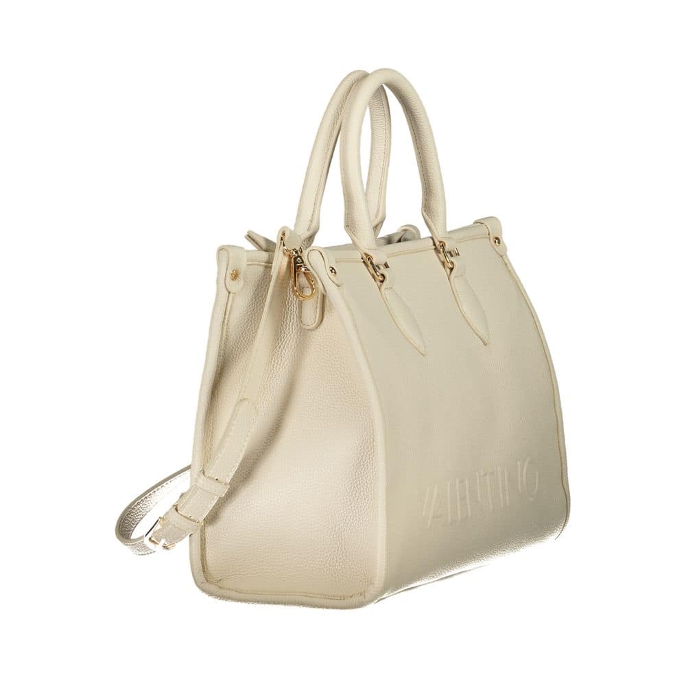 Mario Valentino Beige Polyurethane Women Handbag - Image 3