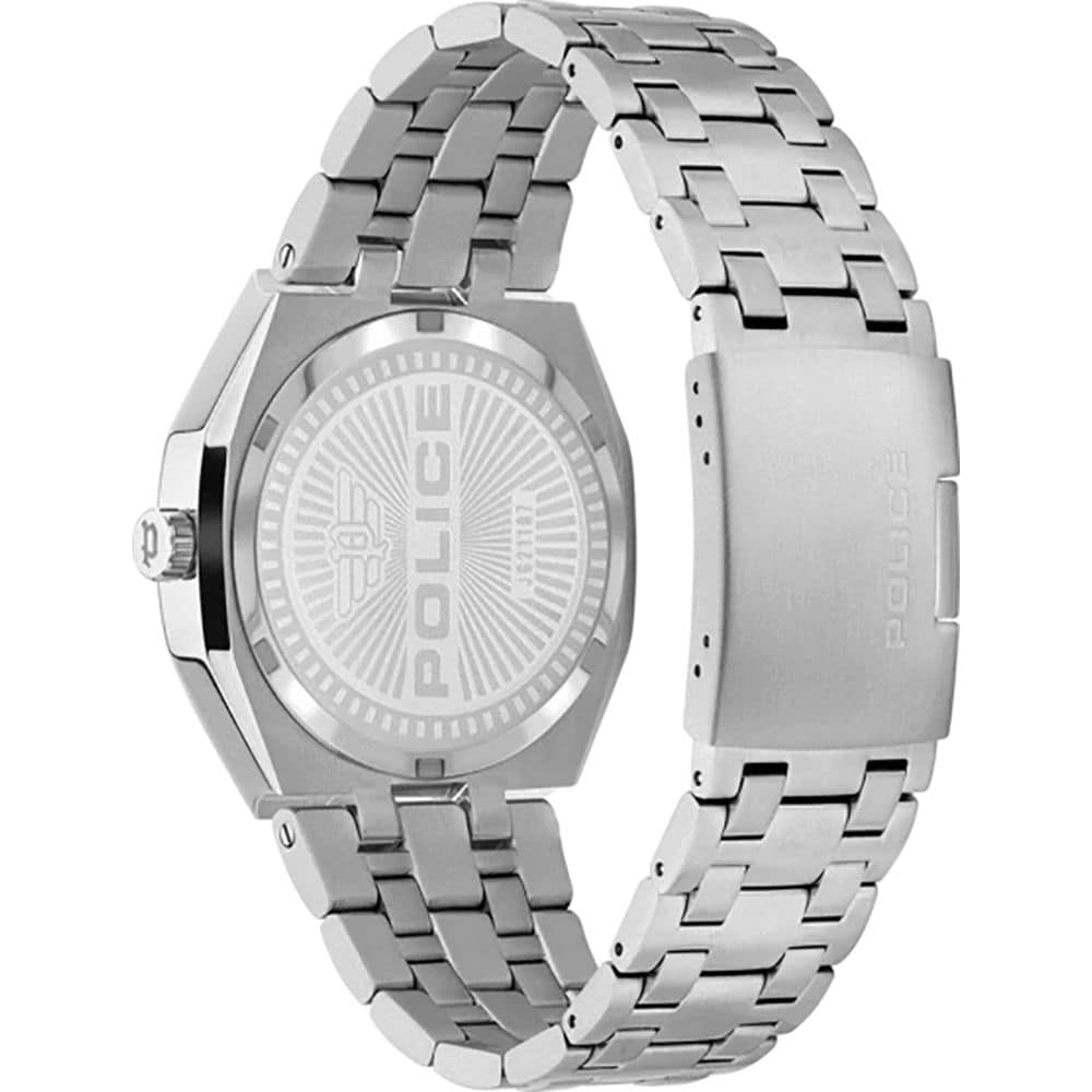 Police Silver Stainless Steel Dress Watch - Image 2
