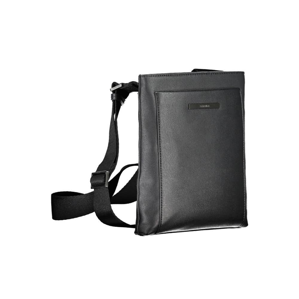 Calvin Klein Eco-Conscious Black Shoulder Bag with Logo - Image 2