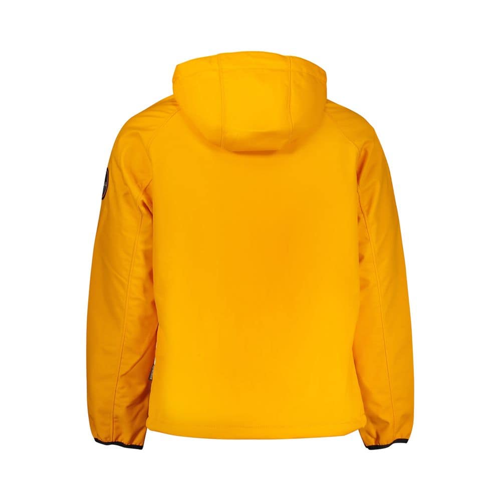 Napapijri Orange Recycled Polyester Men Jacket - Image 2